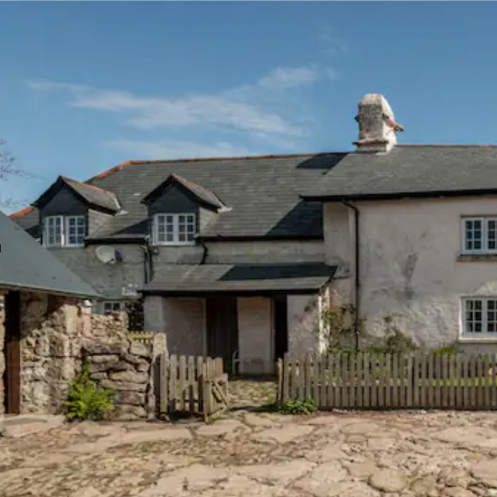 exterior of farmhouse